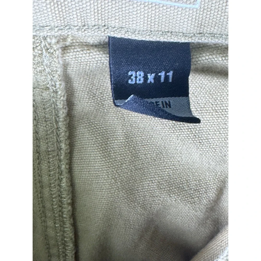 Carhartt Rugged Flex Relaxed Fit Canvas Utility Work Shorts Tan BS3652-M 38x11
